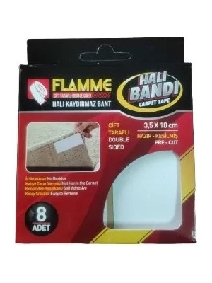 Ozcmax Flamme Halı Kaydırmaz Pedler - 8 Adet
