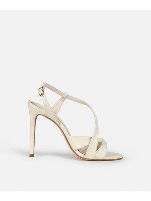 Bantlı Arkası Açık Topuklu Ayakkabı IS1250031009082