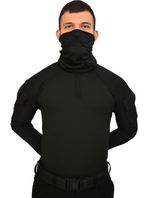 Mysia Outdoor Siyah Combat Tişört Avcı Combat Operasyon Aırsoft Combat