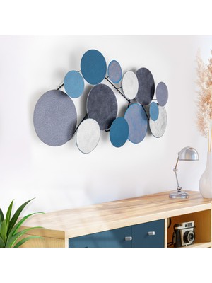 Dekorenzo Wise Dekoratif Duvar Süsleri, Otel Ev Ofis Duvar Süsü, Lüks Duvar Dekorasyonu, Metal Ev Dekorasyonları, Yeşil Duvar Dekoru CH151-2