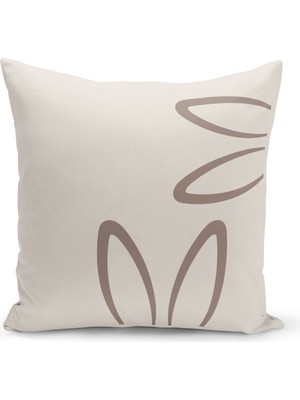 Bertille Home Ilkbahar Serisi Çift Tarafı Dijital Baskılı Kırlent Kılıfı (Spring Easter Paskalya Cushion Cover)