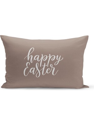 Bertille Home Ilkbahar Serisi Çift Tarafı Dijital Baskılı Kırlent Kılıfı (Spring Easter Paskalya Cushion Cover)