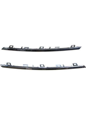 Renault (Yeni Ürün!!!)Renault Talıant- 21/24; Ön Panjur Üst Çıtası Nikelajlı Sağ/sol Set 2 Parça