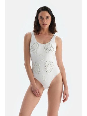 Dagi Beyaz U Yaka Mayo