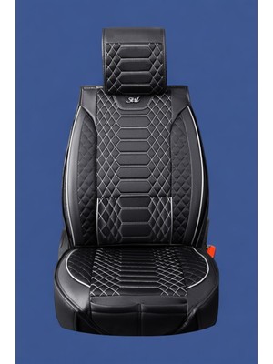 Mini Copper Contryman Yarı Deri Oto Koltuk Kılıfı Cepli 5li Tam Set