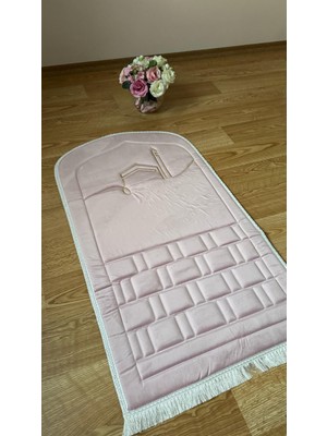 Lacivert Renk Kâbe Motifli Ortopedik Seccade