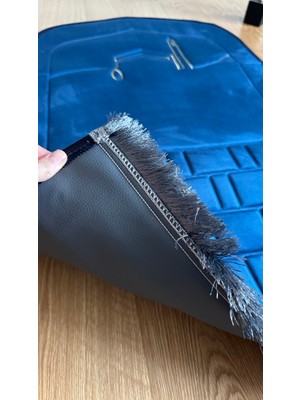 Lacivert Renk Kâbe Motifli Ortopedik Seccade