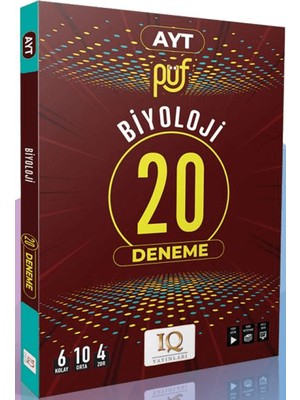Ayt Biyoloji Püf 20'li Deneme