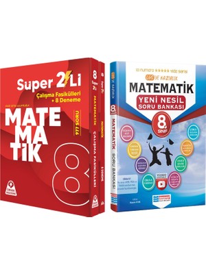 Örnek Akademi 8. Sınıf Süper Ikili Matematik Seti ve Evrensel Soru Bankası Seti 2 Kitap