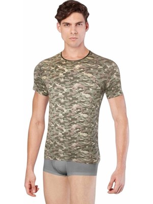 Ayça Doreanse Erkek Kamuflaj T-Shirt 2560
