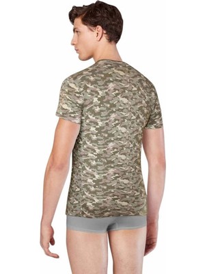 Ayça Doreanse Erkek Kamuflaj T-Shirt 2560
