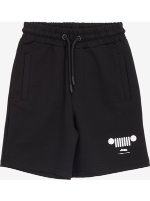 Jeep Siyah Erkek Çocuk Şort