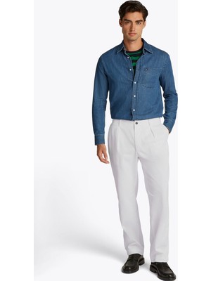 Tommy Hilfiger Beyaz Erkek Pantolon MW0MW38804YCF