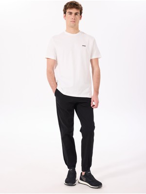 Jeep Lastikli Bel Lastikli Paça Standart Siyah Erkek Pantolon J4WM-PNT4999