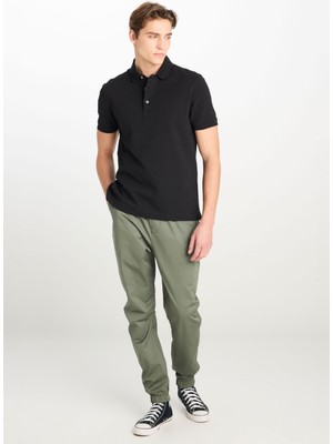 Lee Siyah Erkek Polo T-Shirt L2510551001 Erkek Regular Fit Polo