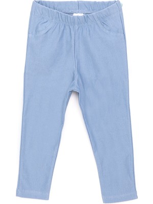 Hellobaby Kız Denim Görünümlü Tayt Kız Bebek