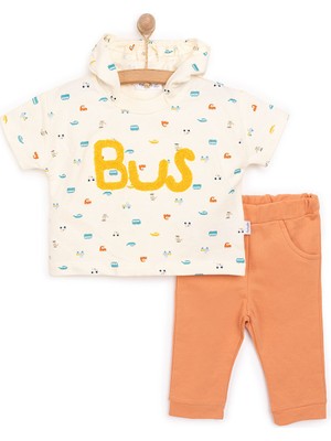 Bebetto Yenidoğan Sürprise Travel Erkek Tshirt-Patiksiz Alt Erkek Bebek