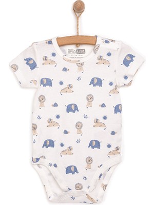 Hellobaby Hayvan Desenli Kısa Kol Body