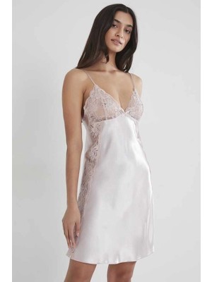 Ayça Pierre Cardin 624 Kısa Saten Gecelik