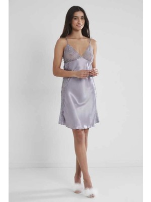 Ayça Pierre Cardin 624 Kısa Saten Gecelik