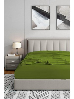 Soley | Jersey | %100 Pamuk Çift Kişilik 180 x 200 Lastikli Çarşaf
