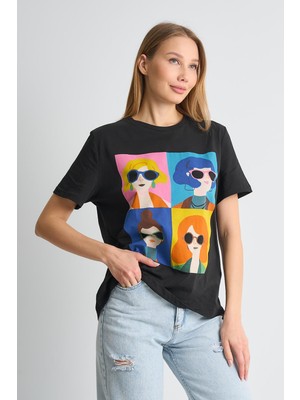 Alexandergardı Baskılı Kadın T-Shirt