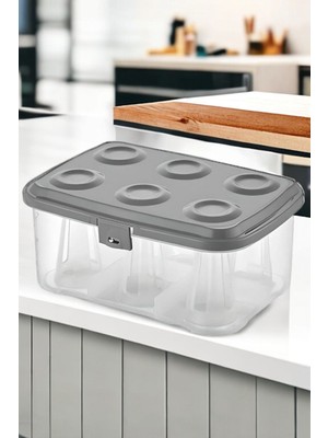 Decorev Pratik 12'li Çay Bardağı Taşıma Kutusu Pikniklik Çay Bardağı Taşıma Aparatı