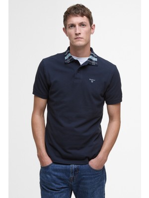 Barbour Trematon Tailored Fit Polo Yaka NY91 Navy