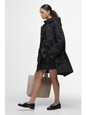 Barbour Una Showerproof Ceket BK11 Black/ancient