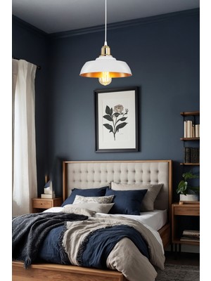 Karya Sarkıt Beyaz - Gold Boyalı