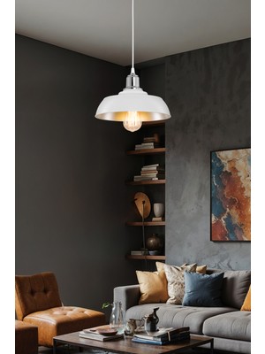 Karya Sarkıt Beyaz - Krom Boyalı