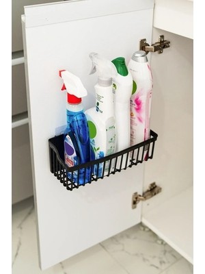 Ozcmax 2 Li Plastik Yapışkanlı Askılı Mutfak- Banyo Rafı Düzenleyici Duş Şampuanlık