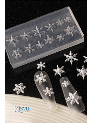 Misyul Nail Art Desen Kalıbı, Charm Tırnak Süsleme 3D Silikon Kalıp