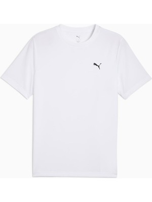 Puma Ess Small Logo Poly Tee Spor T-Shirt 68254201 Beyaz Renk Nefes Alabilir Kumaş