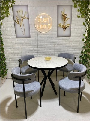 Masa Sandalye Takımı 4 Kişilik Yemek Masası Takımı Mutfak Masası Takımı