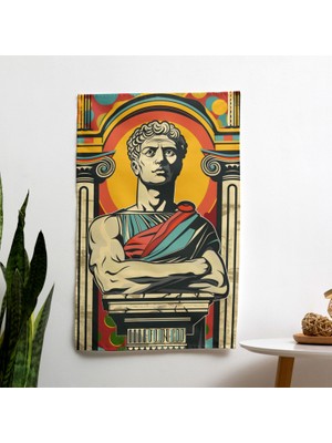 Pop Art Klasisizm  Duvar Sanatı - Yatak Odası ve Oturma Odası Dekoru Için Canlı Modern Duvar