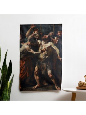 Dramatik Maniyerist Resim Duvar Örtüsü - Canlı Renkler, Yatak Odası, Oturma Odası ve Yurt