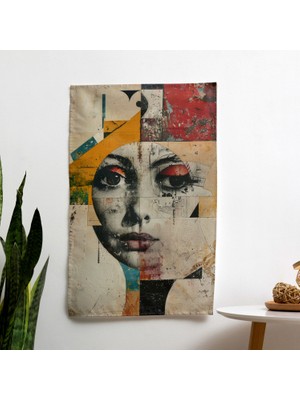 Avangart Dadaizm  Duvar Sanatı Baskılı Duvar Örtüsü - Yatak Odası Veya Oturma Odası Dekoru