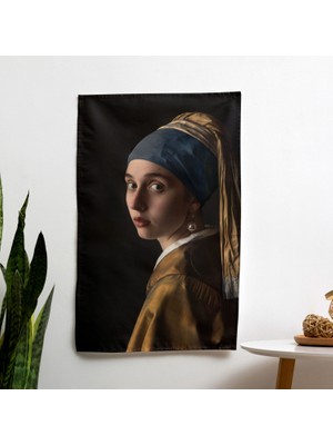 Modern  Duvar Sanatı Örtü | Ranforce Kumaş | Canlı Renkler | Hafif | Yatak Odası, Oturma Odası,