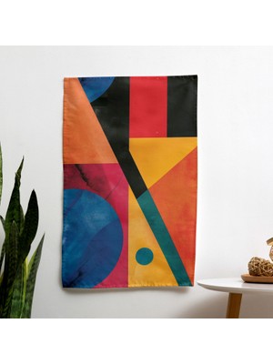Süprematizm Geometrik Şekiller  Duvar Örtü - Yatak Odası, Oturma Odası, Yurt Için Canlı