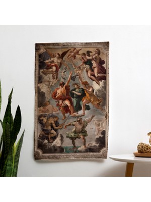 Mitolojik Tanrılar  Duvar Sanatı - Raffaello Sanzio | Yatak Odası, Oturma Odası ve Yurt Dekoru