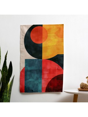 Geometrik Şekiller Süprematizm  Duvar Örtüsü - Yatak Odası, Oturma Odası Veya Yurt Için Modern