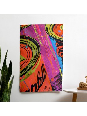 Andy Warhol  Duvar Sanatı Kumaş Örtü - Canlı Yatak Odası ve Oturma Odası Dekoru - Hafif Sertifikalı