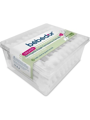 Bebedor  Organik Emniyetli Kulak Temizleme Pamuğu 60ADET