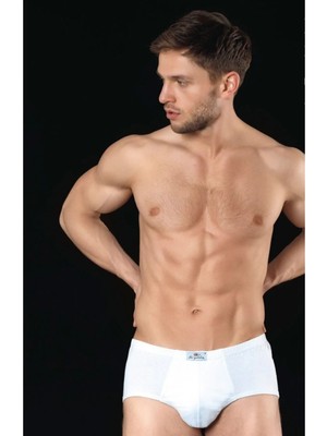 İki Yıldız Erkek Penye Slip Külot 6'lı Paket