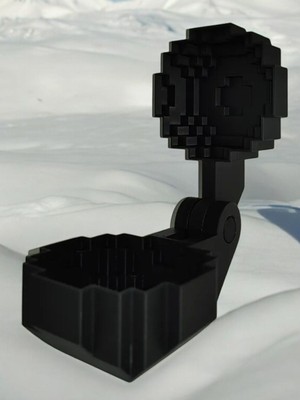 Kare Kar Topu Yapıcı Blok Oyunu Kar Topu Yapıcı Minecraft