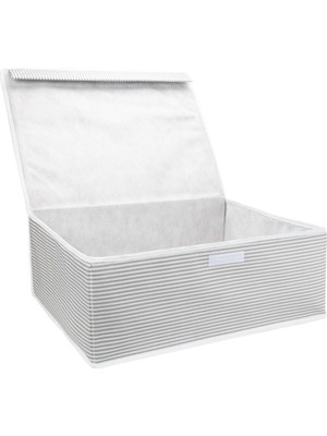 Teknotrust Çok Amaçlı Kapaklı Düzenleyici Kutu Baza Hurç 50 x 40 x 19  cm