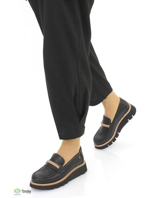 Mammamia Kadın  Deri Ortopedik Loafer Ayakkabı M26YA3740