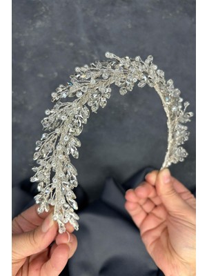 Işıltılı Defne Gelin Tacı