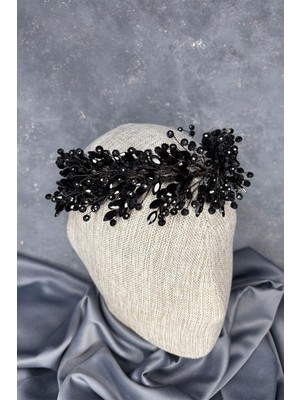 Elisa Model Boncuklu Gelin Kına Tacı